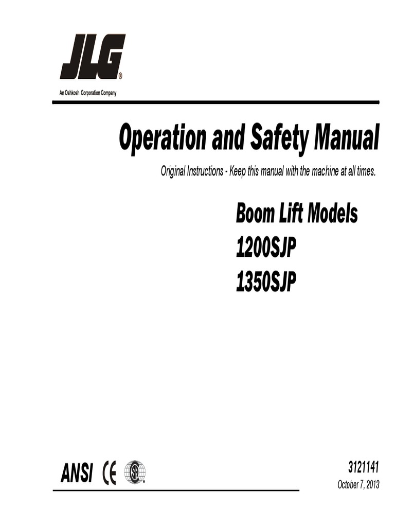 Manlift Safety Manual PDF Insulator (Electricity)