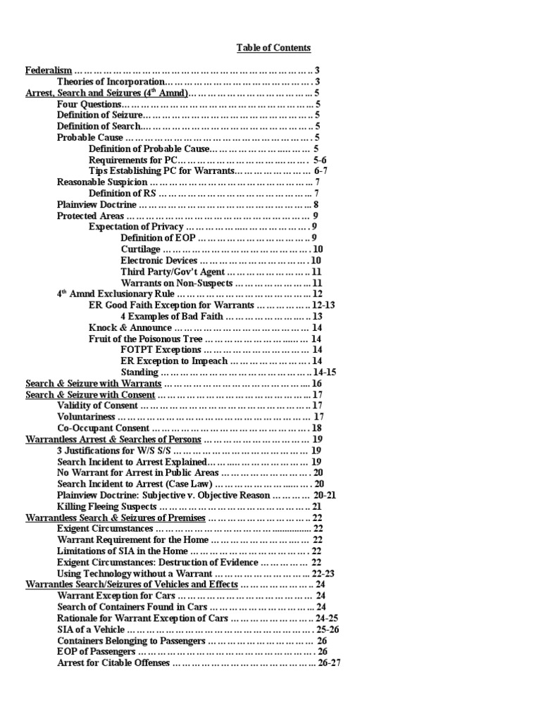 Understanding Search and Seizure Law | PDF