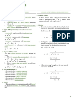 MATH Reviewer (POLYNOMIALS REMAINDER THEOREM)