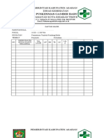 Daftar Hadir Posy Dan TTD Rematri