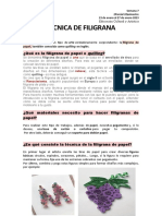 Definición de La Tecnica Del FILIGRANA Del 23 Al 27 Enero 2023