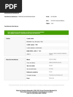 Plantilla de Transferencia Bancaria | PDF