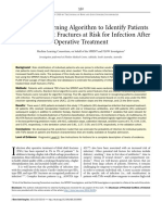 A Machine Learning Algorithm To Identify Patients With Tibial Shaft Fractures at Risk For Infection After Operative Treatment