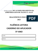 Diagnóstico Inicial 5º Ano Fluencia Caderno Do Aplicador