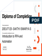 20Euit125-Sakthi Iswarya S Introduction To RPA and Automation
