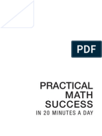 Practical Math Success in 20 Minutes A Day-Mantesh