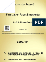 Finanzas en Países Emergentes Univesitat Jaume I