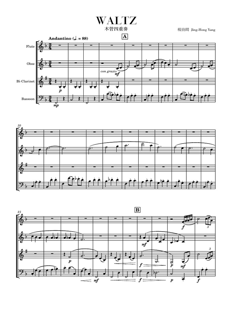Waltz Pdf Musical Compositions Compositions