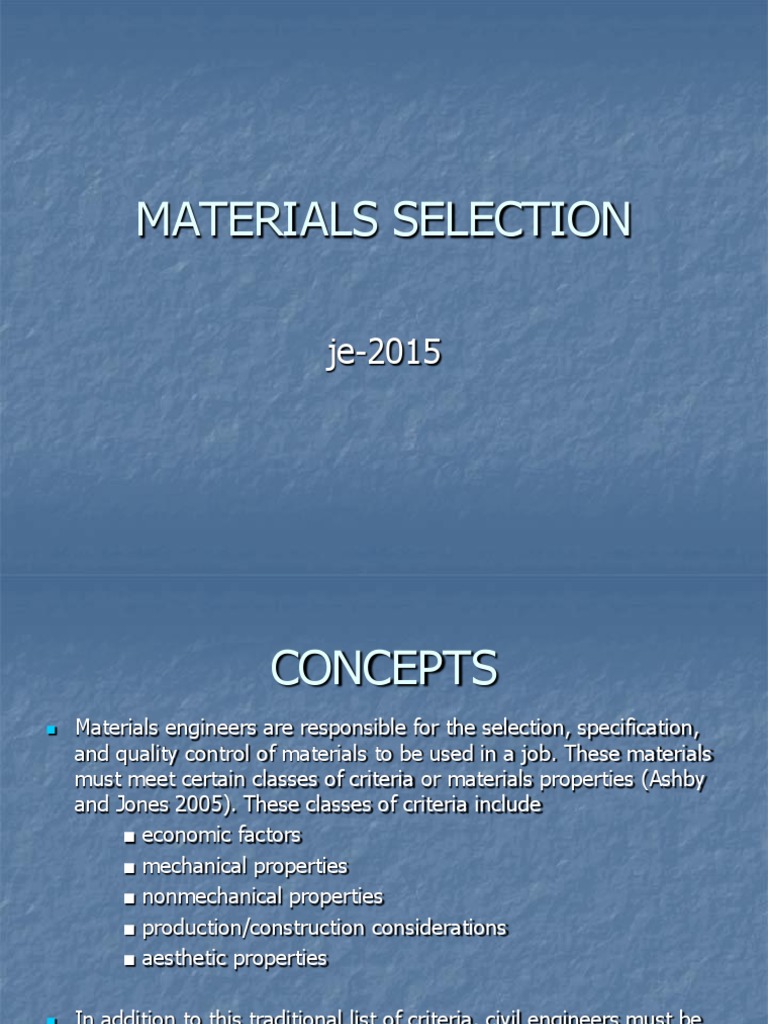 Construction Materials Selection Pdf – AMRX