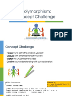 Concept Challenge - Polymorphism Part 1