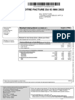 Votre Facture Du 03 Mai 2022: Montant Total Prélevé Ce Mois-Ci: 14,61 TTC