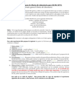Instrucciones Preparacion LibretaQUIM 3450L