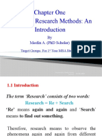 Chapter 1- Advanced Research Methods; Introduction-ppt