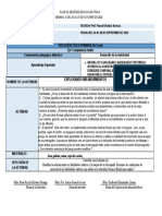 SEMANA 1 5° DEL 03 AL 07 DE OCTUBRE Del 2022FG