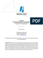 Mississippi Medicaid Family Planning Waiver Annual Report (DY18)