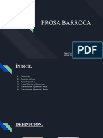 Prosa Barroca