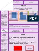 Introduction To Area and Perimeter PixiP