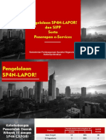 Paparan Pengelolaan LAPOR E-Services Dan SIPP - Kepala Bidang Pengelolaan Sistem Informasi Pelayanan Publik