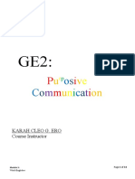 Module 3 - Purposive Communication