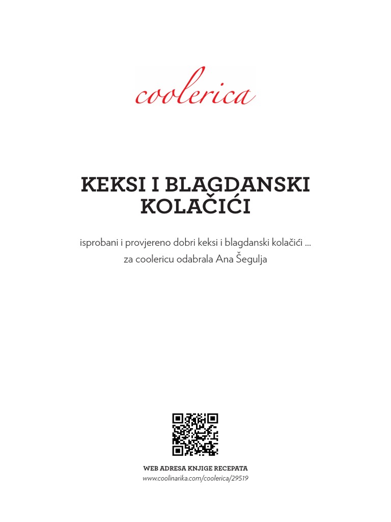 Coolerica - Keksi I Blagdanski Kolacici | PDF