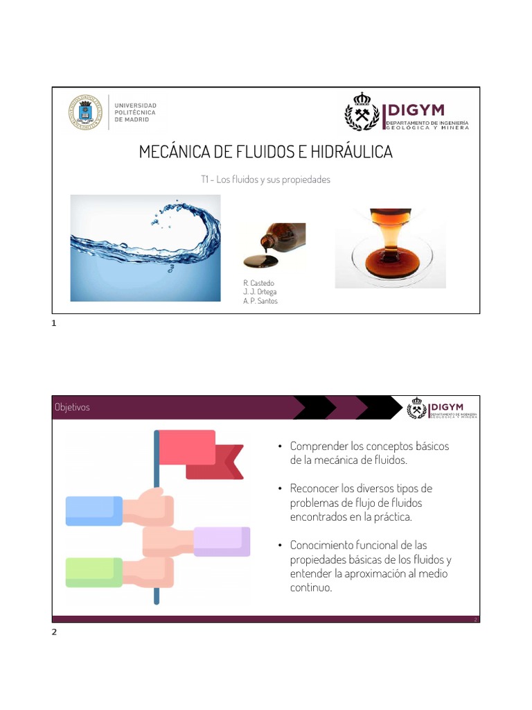 Propiedades de los Fluidos en Mecánica | PDF | Viscosidad | Ciencias ...