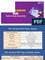 JEE Advanced 2013 Paper Analysis