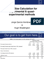 ExperimentalQuasi Experimentalmethods