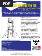 MI Tower Assembly and Safety Guide | PDF | Scaffolding | Door