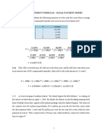 Chapter 6 Interest Formulas - Equal Payment Series 3.13 If You Desire To Withdraw The Following Amounts Over The Next Five Years From A