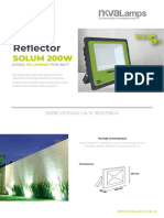Ficha Tecnica Reflector Solum130 - 200W