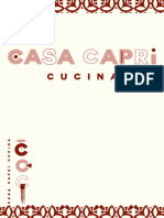 Casa Capri Cucina Menu November 2020