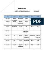 HORARIO DE CLASES2023