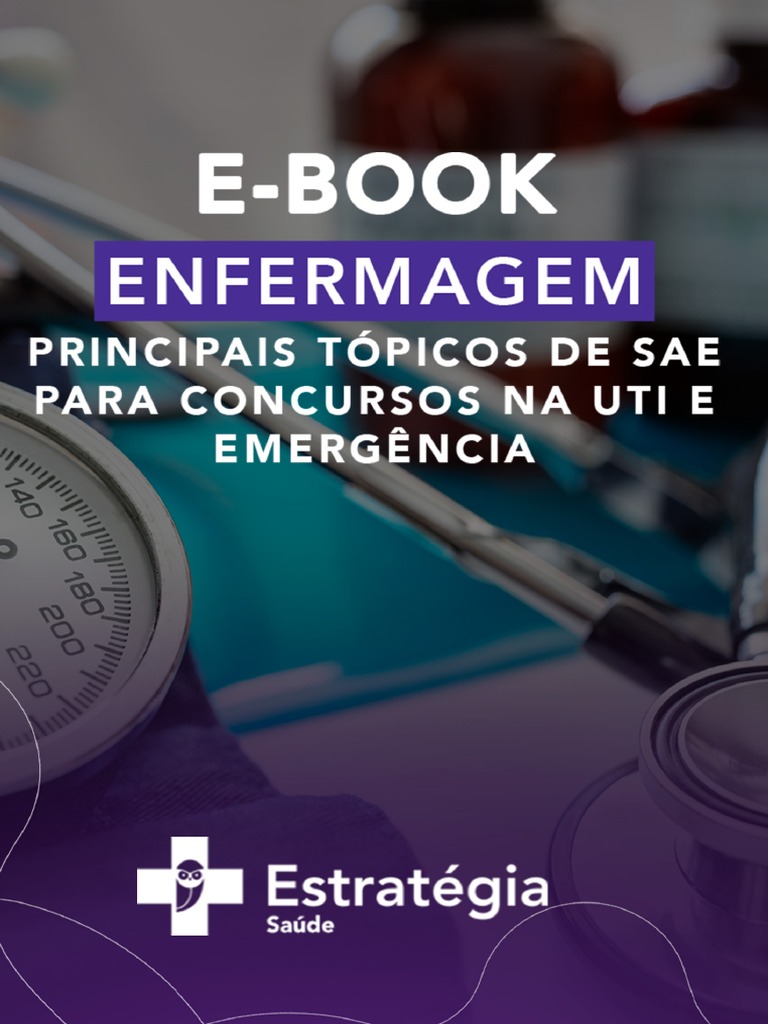 E BOOK SAE Lorena Campos | PDF | Enfermagem | Unidade de Tratamento ...