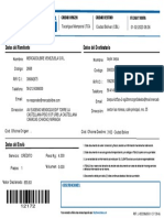 Nro. Pre-Gruia: Datos Del Remitente Datos Del Destinatario