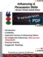 Lecture (6) Influencing & Persuasion Skills