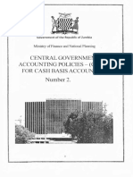 Central Gov Accounting Policies For Cash Basis Accounting No. 2