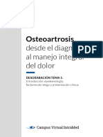 Osteoartrosis: epidemiología, factores de riesgo y presentación clínica