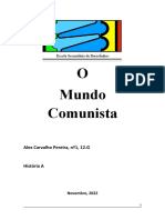 O Mundo Comunista (Trabalho de História - 2º Período)