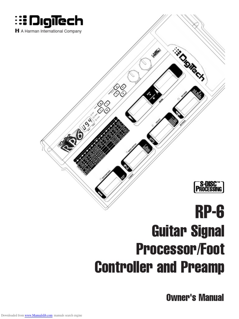 DigiTech rp6 PDF