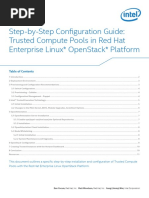 Config Guide For Trusted Compute Pools in Rhel Openstack Platform