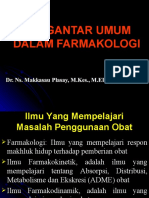 Lecture Pengantar Umum Farmakologi