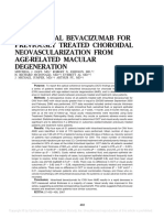 intravitreal bevacizumab for previously treated choroidal neovascularization from DMAE