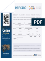 Certificado Censo Linea