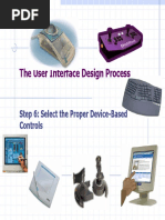 The User Interface Design Process: Step 6: Select The Proper Device-Based Controls