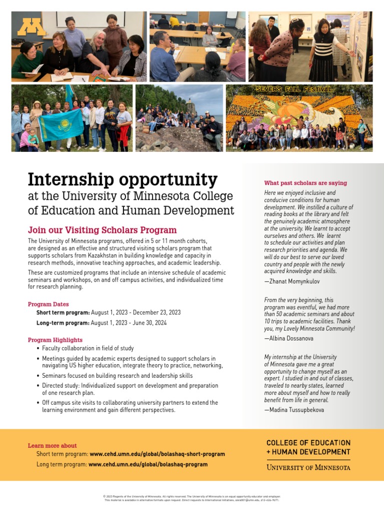 Visiting Scholars Flyer23 | PDF | University | Learning