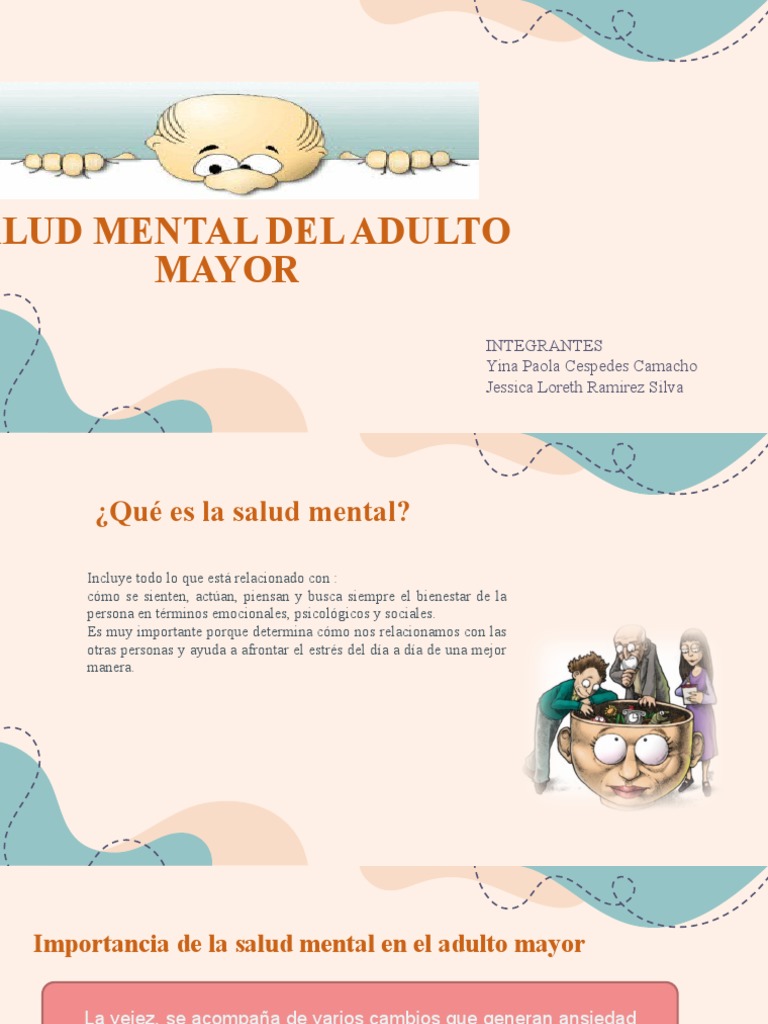 Salud Mental en Adultos Mayores | PDF | Ansiedad | Trastorno depresivo ...
