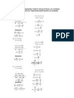 Ejercicios de Algebra Unid. 3