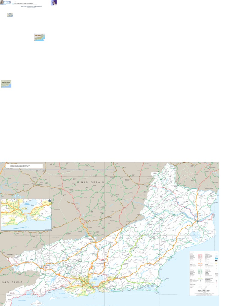 Mapa Rodoviário Rj , Atlas e Mapas – PNFAV