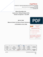 Hatch: Minera Escondida Ltda. Laguna Seca Tailings Strategy (LSTS) Estudio de Ingenieria - Fase SDP