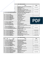 Thesis Review 1 Schedule